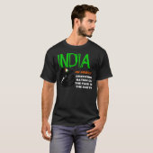 India De grootste cricketnatie op aarde Shirt (Voorkant volledig)