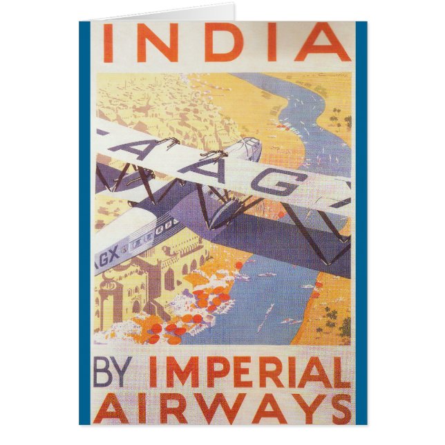India door Imperial Airways (Voorkant)