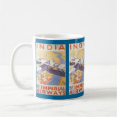 India door Imperial Airways Koffiemok (Links)