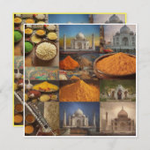 "India: Een land van diverse schoonheid" Feestdagenkaart (Voorkant / Achterkant)