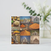 "India: Een land van diverse schoonheid" Feestdagenkaart (Staand voorkant)