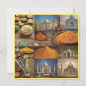 "India: Een land van diverse schoonheid" Feestdagenkaart (Achterkant)