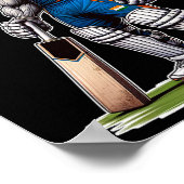 India Elephant Cricket Player Cricketer  Poster (Hoek)