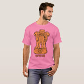 India Emblem T-shirt (Voorkant volledig)