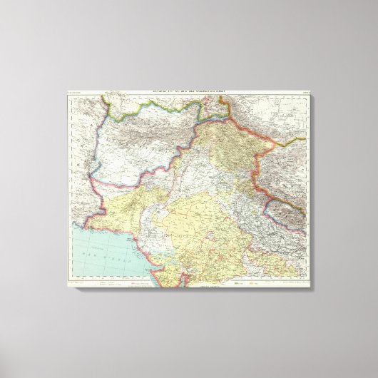 India en Afghanistan Canvas Afdruk (Voorkant)