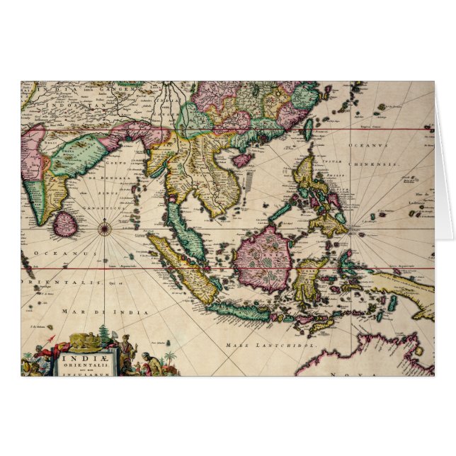 India en Ceylon naar Australië (Voorkant Horizontaal)