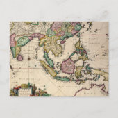 India en Ceylon naar Australië Briefkaart (Voorkant)