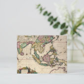 India en Ceylon naar Australië Briefkaart (Staand voorkant)