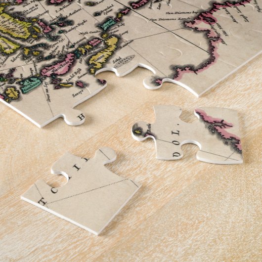 India en Ceylon naar Australië Legpuzzel (Zijkant)