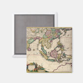India en Ceylon naar Australië Magneet (Voorkant / Achterkant)