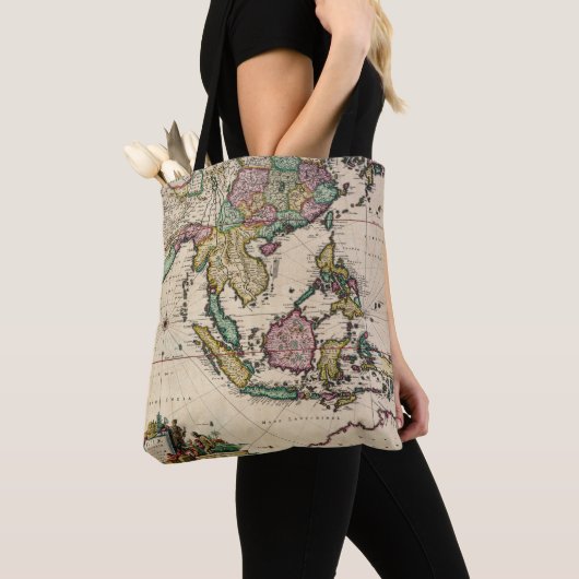 India en Ceylon naar Australië Tote Bag (Dichtbij)
