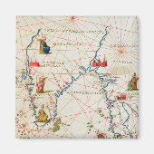 India en Maleisië Magneet (Voorkant)