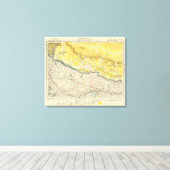 India en Nepal Canvas Afdruk (Insitu (Houten vloer))