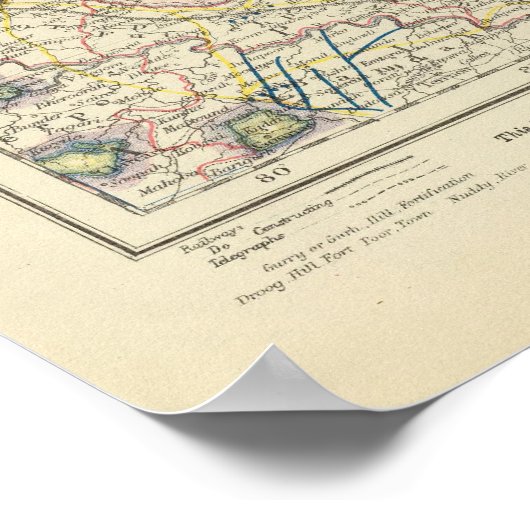 India en Nepal Poster (Hoek)