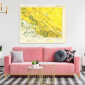 India en Pakistan Canvas Afdruk (Insitu (Woonkamer))