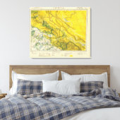 India en Pakistan Canvas Afdruk (Insitu (Slaapkamer))