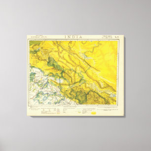 India en Pakistan Canvas Afdruk