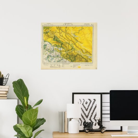 India en Pakistan Poster (Thuiskantoor)