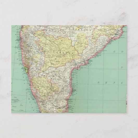 India en Sri Lanka 2 Briefkaart (Voorkant)