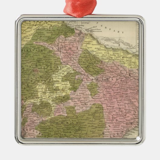 India en Sri Lanka Metalen Ornament (Voorkant)