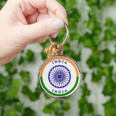 India Erfgoed Embleem Sleutelhanger (Hand)