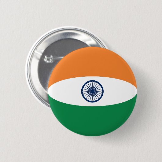 India Fisheye Flag Button (Voorkant /achterkant)