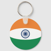 India Fisheye Flag Sleutelhanger (Voorkant)