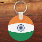 India Fisheye Flag Sleutelhanger (Voorkant)