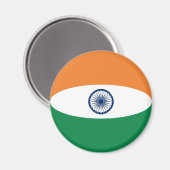 India Fisheye Vlagmagneet Magneet (Voorkant / Achterkant)
