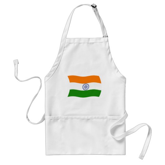 India Flag Apron Standaard Schort (Voorkant)