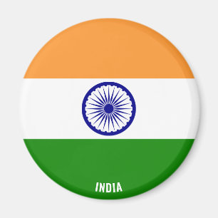 India Flag Charming Patriottic Magneet