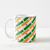 INDIA FLAG Custom Scripting BLESSED Indian Koffiemok (Links)