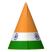 India flag feesthoedjes (Achterkant)