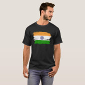 India Flag for Proud German Indian T-shirt (Voorkant volledig)