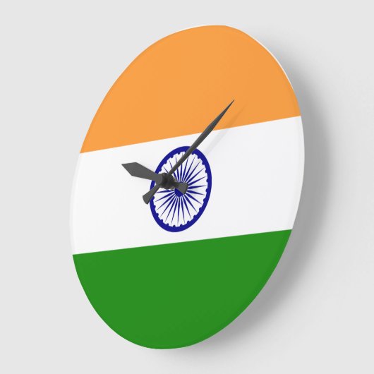 India flag  grote klok (Hoek)