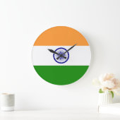 India flag  grote klok (Huis)