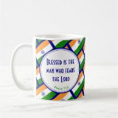 INDIA FLAG Happy Vaderdag Gepersonaliseerd BLUE Koffiemok (Links)