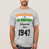 India Flag Independence Celebration T-shirt (Voorkant)