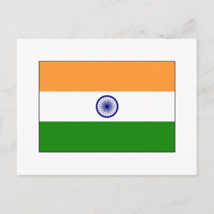 India FLAG International Briefkaart