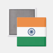 India Flag Magnet (Voorkant / Achterkant)