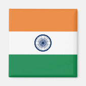 India Flag Magnet (Voorkant)