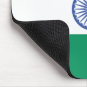 India Flag Mousepad Muismat (Hoek)