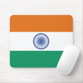 India Flag Mousepad Muismat (Met muis)