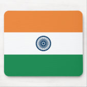 India Flag Mousepad Muismat (Voorkant)