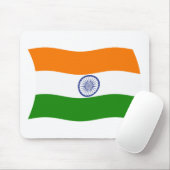 India Flag Mousepad Muismat (Met muis)