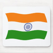 India Flag Mousepad Muismat (Voorkant)