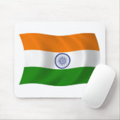 India Flag Mousepad Muismat (Met muis)