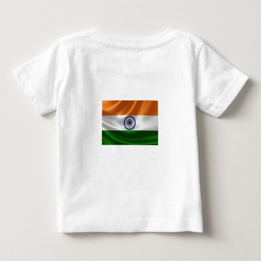 INDIA FLAG T-SHIRT (Achterkant)