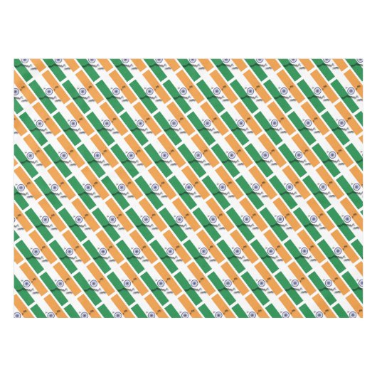 INDIA Flag Tafelkleed (Voorkant (Horizontaal))
