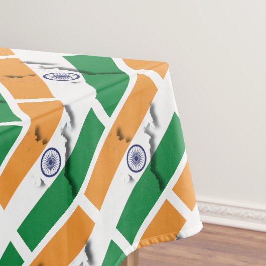 INDIA Flag Tafelkleed (Voorbeeld)